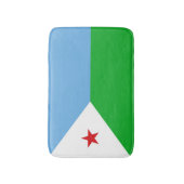 Tapis De Bain Drapeau Djibouti (Devant (Vertical))