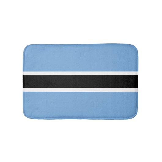 Tapis De Bain Drapeau du Botswana (Devant)