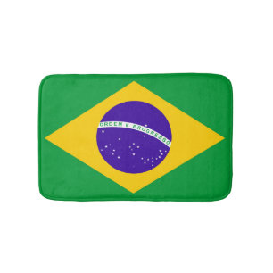 Tapis De Bain Drapeau du Brésil