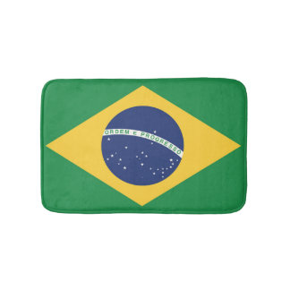 Tapis De Bain Drapeau du Brésil