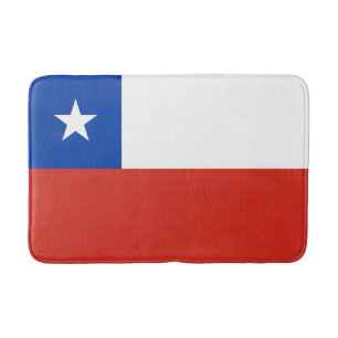 Tapis De Bain Drapeau du Chili
