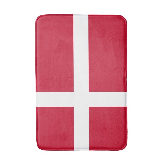 Tapis De Bain Drapeau du Danemark (Devant (Vertical))