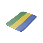 Tapis De Bain Drapeau du Gabon (Angle)