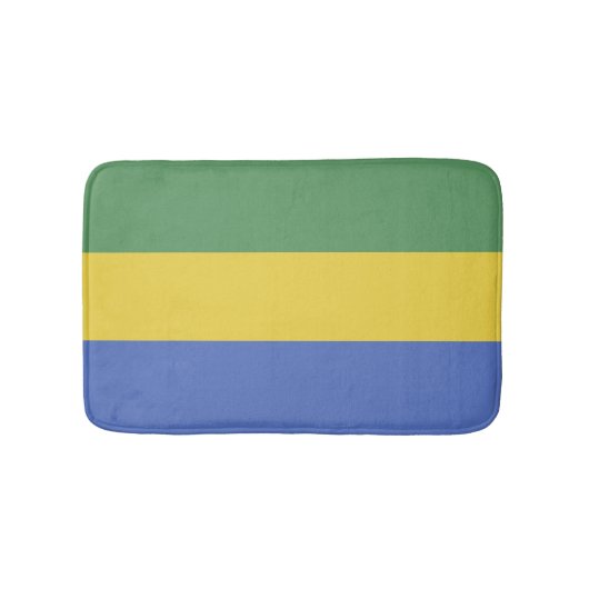 Tapis De Bain Drapeau du Gabon (Devant)