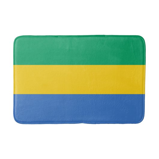 Tapis De Bain Drapeau du Gabon (Devant)