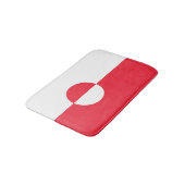 Tapis De Bain Drapeau du Groenland (Angle)