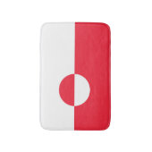 Tapis De Bain Drapeau du Groenland (Devant (Vertical))