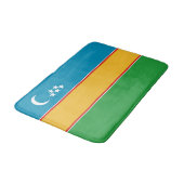 Tapis De Bain Drapeau du Karakalpakstan (Angle)