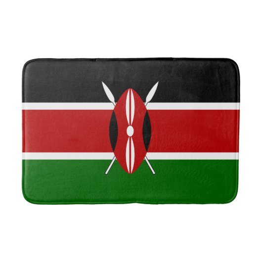 Tapis De Bain Drapeau du Kenya (Devant)