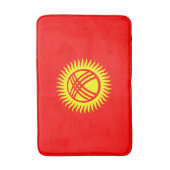 Tapis De Bain Drapeau du Kirghizistan (Devant (Vertical))