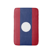 Tapis De Bain Drapeau du Laos (Devant (Vertical))