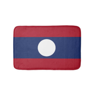 Tapis De Bain Drapeau du Laos