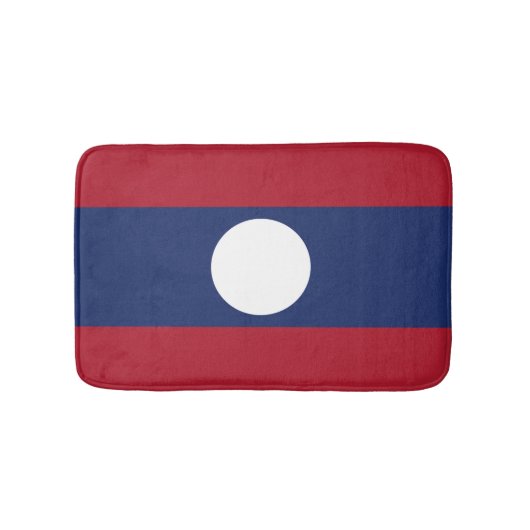 Tapis De Bain Drapeau du Laos (Devant)