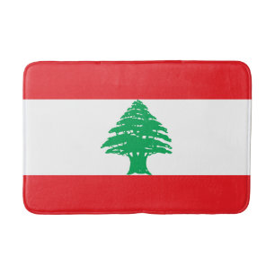 Tapis De Bain Drapeau du Liban