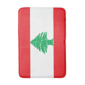 Tapis De Bain Drapeau du Liban (Devant (Vertical))