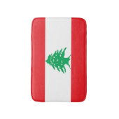 Tapis De Bain Drapeau du Liban (Devant (Vertical))