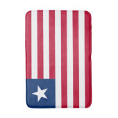 Tapis De Bain Drapeau du Libéria (Devant (Vertical))