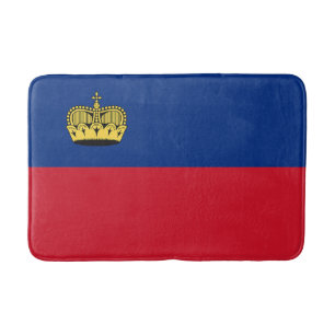 Tapis De Bain Drapeau du Liechtenstein