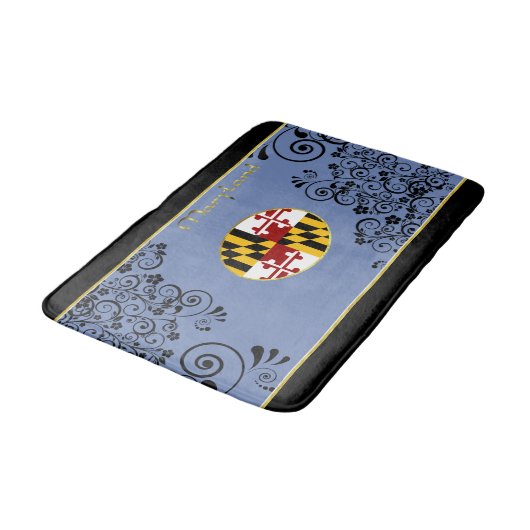Tapis De Bain Drapeau du Maryland (Angle)