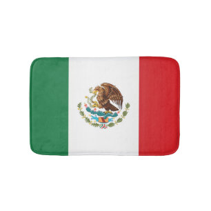 Tapis De Bain Drapeau du Mexique