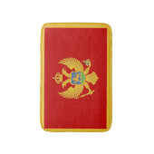Tapis De Bain Drapeau du Monténégro (Devant (Vertical))