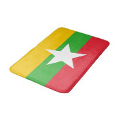 Tapis De Bain Drapeau du Myanmar (Angle)