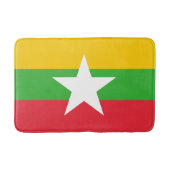 Tapis De Bain Drapeau du Myanmar (Devant)