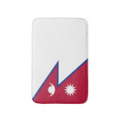 Tapis De Bain Drapeau du Népal (Devant (Vertical))