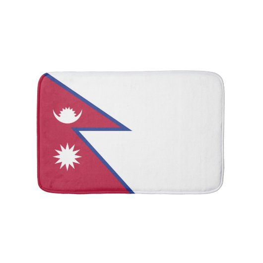 Tapis De Bain Drapeau du Népal (Devant)