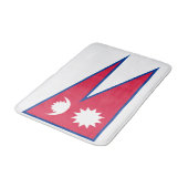 Tapis De Bain Drapeau du Népal (Angle)