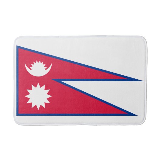 Tapis De Bain Drapeau du Népal (Devant)