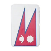 Tapis De Bain Drapeau du Népal (Devant (Vertical))
