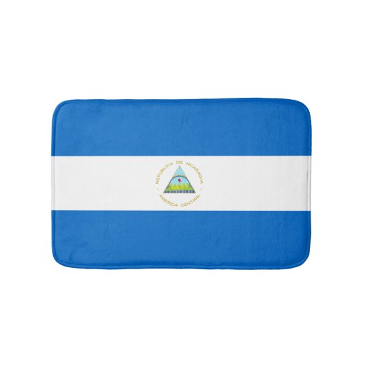 Tapis De Bain Drapeau du Nicaragua (Devant)