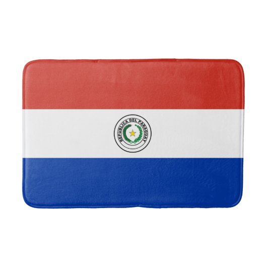 Tapis De Bain Drapeau du Paraguay (Devant)