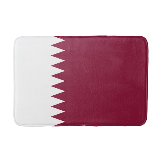 Tapis De Bain Drapeau du Qatar (Devant)