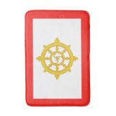 Tapis De Bain Drapeau du royaume de Sikkim (Devant (Vertical))