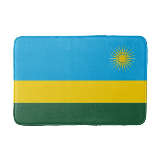 Tapis De Bain Drapeau du Rwanda (Devant)