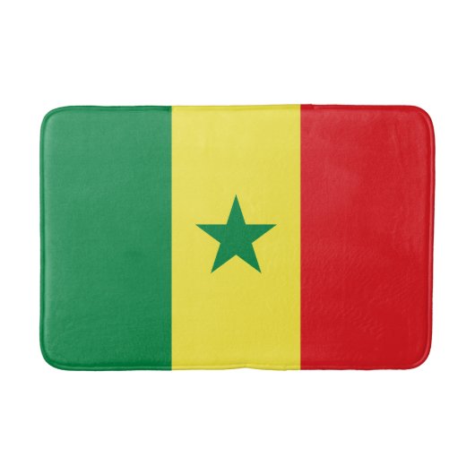 Tapis De Bain Drapeau du Sénégal (Devant)