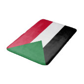 Tapis De Bain Drapeau du Soudan (Angle)