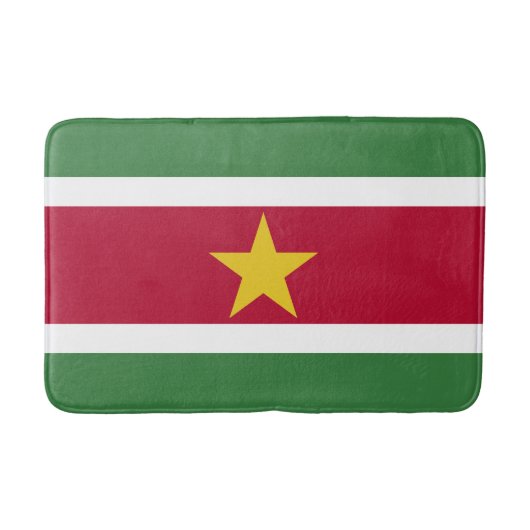 Tapis De Bain Drapeau du Suriname (Devant)