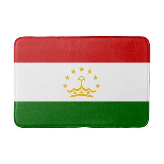 Tapis De Bain Drapeau du Tadjikistan (Devant)