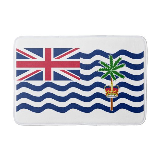 Tapis De Bain Drapeau du Territoire britannique de l'océan Indie (Devant)