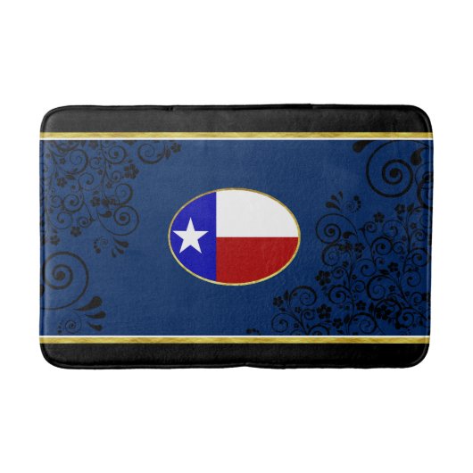 Tapis De Bain Drapeau du Texas (Devant)