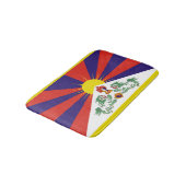 Tapis De Bain Drapeau du Tibet libre (Angle)