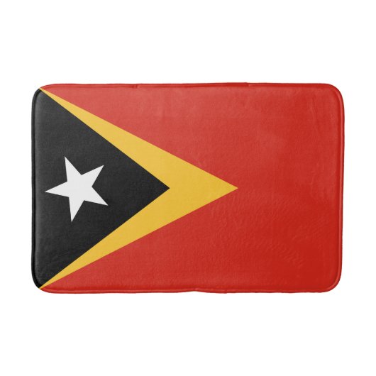 Tapis De Bain Drapeau du Timor oriental (Devant)