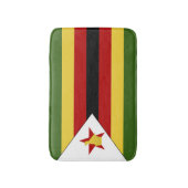 Tapis De Bain drapeau du Zimbabwe (Devant (Vertical))
