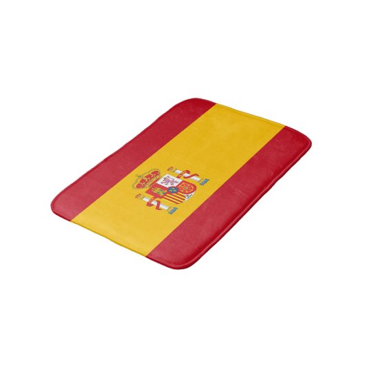 Tapis De Bain Drapeau espagnol (Angle)