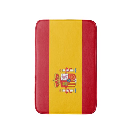 Tapis De Bain Drapeau espagnol (Devant (Vertical))