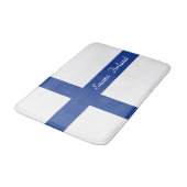 Tapis De Bain Drapeau finlandais matelas personnalisés (Angle)
