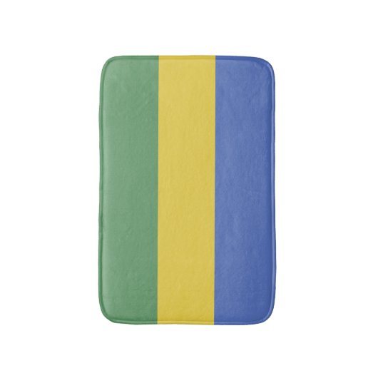 Tapis De Bain Drapeau Gabon (Devant (Vertical))